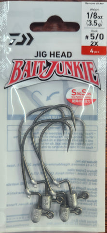 Daiwa Bait Junkie EWG Jighead 2X 1/8oz #5/0 4pcs