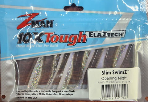 Zman Slim Swimz 3" Minnow Opening Night