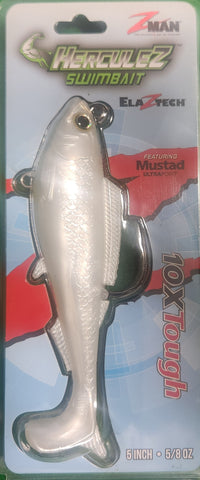 Zman HerculeZ Swimbait 5" PEARL