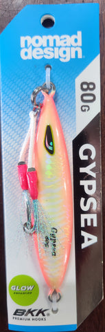 Nomad Fishing GYPSEA Deep Jig - 80 gram PINK GLOW MACKEREL