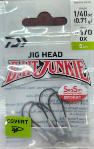 Daiwa Bait Junkie Covert Jighead OX #1/0 1/40