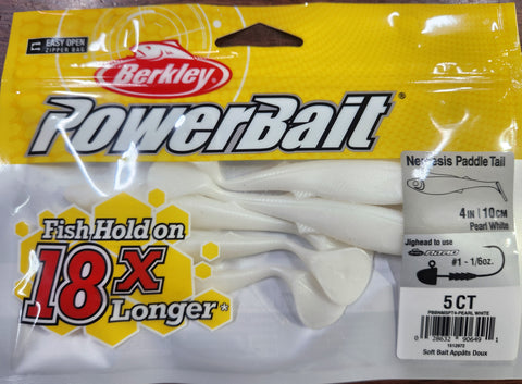 Berkley Powerbait Nemesis 4" Pearl White
