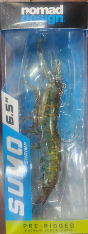 NOMAD SUMO PRAWN 6.5" RIGGED SPECKLED STALKER