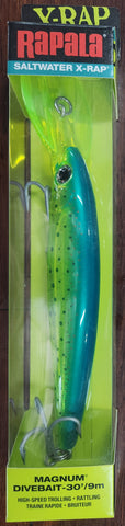RAPALA X-RAP MAGNUM DIVEBAIT 30' 9m DORADO