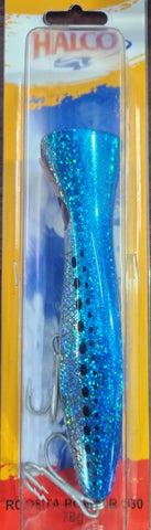 Halco Roosta Popper Lure 160mm 78g H50 Pilchard