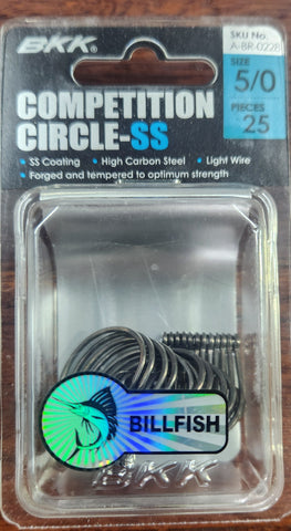 BKK COMPETITION CIRCLE - SS HOOK 5/0 Qty 25