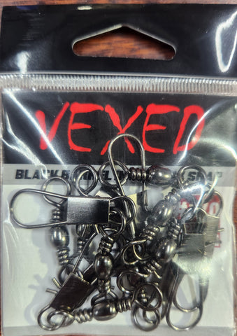 VEXED BLACK BARREL INTERLOCKING SNAP VBBIS2/0 #2/0