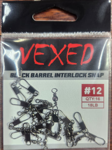 VEXED BLACK BARREL INTERLOCKING SNAP VBBIS12 #12