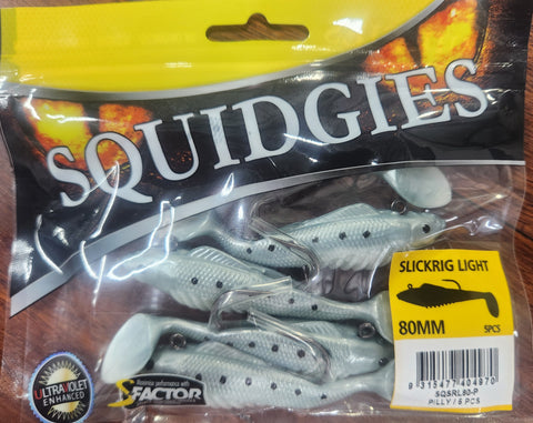 Squidgy Slickrig Light 80mm Soft Plastic - PILLY