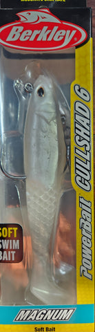 Berkley PowerBait CullShad 6" Magnum Pearl White