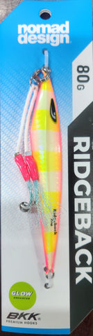 Nomad Design "The Ridgeback" Deep Jig 80g YELLOW RACER