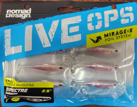 NOMAD Live Ops SPECTRE MINNOW 2.5" ICE