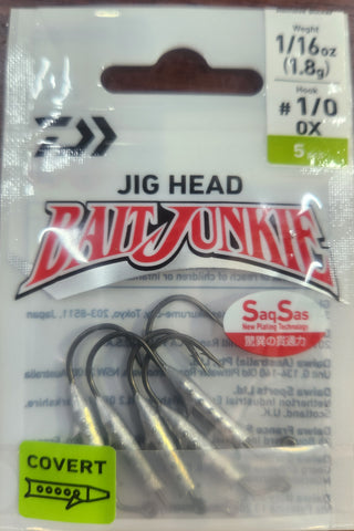 Daiwa Bait Junkie Covert Jighead OX #1/0 1/16