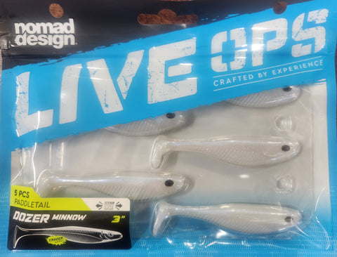 NOMAD Live Ops DOZER 3" PEARL WHITE