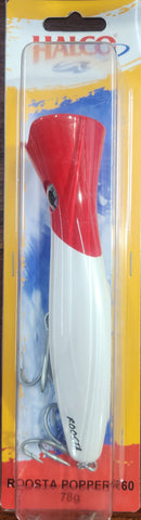 Halco Roosta Popper Lure 160mm 78g H53 Redhead