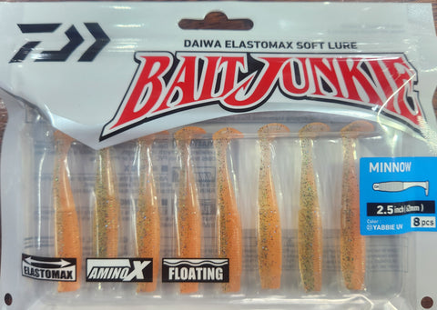 Daiwa Bait Junkie 2.5" MINNOW #21 YABBIE UV