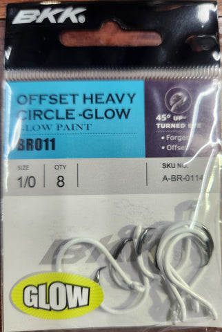 BKK Offset Heavy Circle Glow Pocket Pack 1/0 8pcs