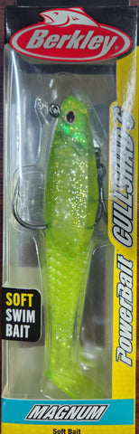 Berkley PowerBait CullShad 6" Magnum CHARTREUSE FLASH