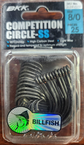 BKK COMPETITION CIRCLE - SS HOOK 8/0 Qty 25