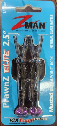 Zman Prawnz Elite 2.5 Prawn Natural Prawn 2pcs