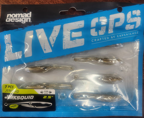 NOMAD Live Ops JERKSQUID 2.5" GOLD BULLET