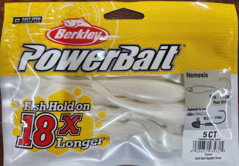 Berkley Powerbait Nemesis 5" - Pearl White