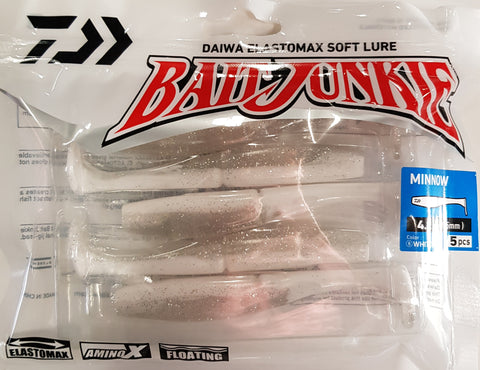 Daiwa Bait Junkie 4.2" MINNOW #8 Whitebait