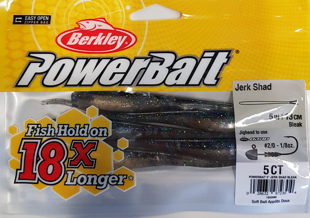 Berkley Powerbait Jerk Shad 5 - Bleak 1552985 – Mid Coast Fishing