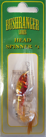 Bushranger Lures Freshwater Head Spinner #1 4.6g Colour 018