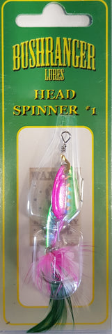Bushranger Lures Freshwater Head Spinner #1 4.6g Colour 033