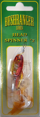 Bushranger Lures Freshwater Head Spinner #2 6.5g Colour 018