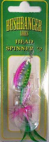 Bushranger Lures Freshwater Head Spinner #2 6.5g Colour 033