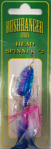 Bushranger Lures Freshwater Head Spinner #2 6.5g Colour 017