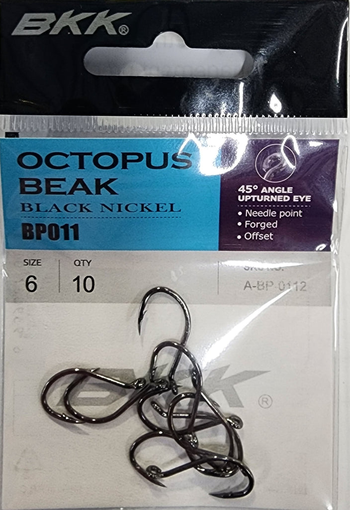 BKK Octopus Beak Hook Size: 6 Qty 10 – Mid Coast Fishing Bait & Tackle