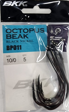 BKK Octopus Beak Hook Size: 10/0 Qty 5