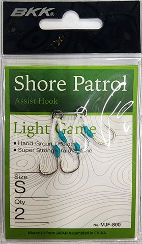 BKK Shore Patrol Light Game Assist Hooks Small Qty 2