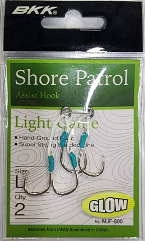 BKK Shore Patrol Light Game Assist Hooks Large Qty 2
