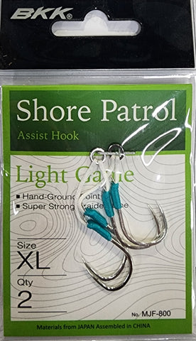 BKK Shore Patrol Light Game Assist Hooks  X Large Qty 2