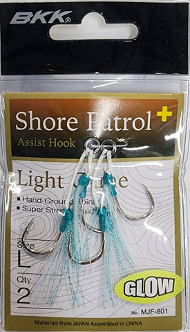 BKK Shore Patrol + Light Game Assist Hooks Large Qty 2 – Mid Coast Fishing  Bait & Tackle