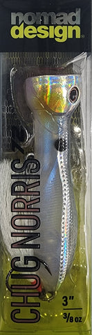 Nomad Design Chug Norris 72 Surface Popper Holo Ghost Shad