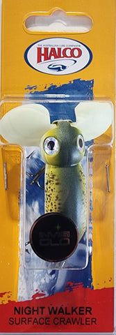Halco Night Walker Surface Crawler R17 Mustard Grunter
