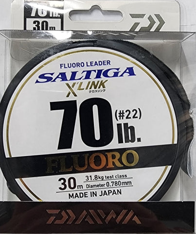 Daiwa Saltiga X Link Flouro Leader 70lb 30m