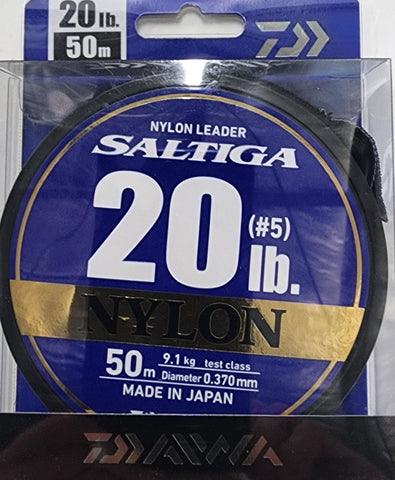 Daiwa Saltiga Nylon Leader 20lb 50m