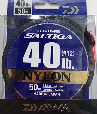 Daiwa Saltiga Nylon Leader 40lb 50m