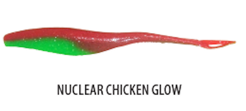 Berkley Gulp Jerkshad 5" Soft Plastic - Nuclear Chicken