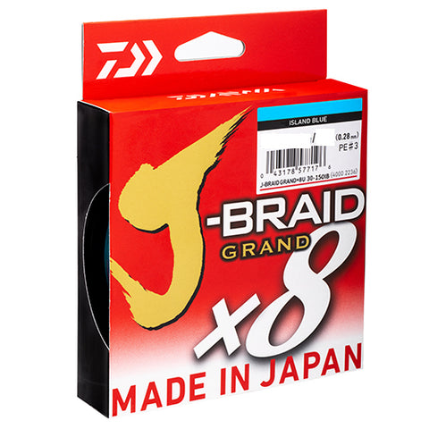 Daiwa J Braid Grand Braided Line 8lb 300yd - Colour Blue