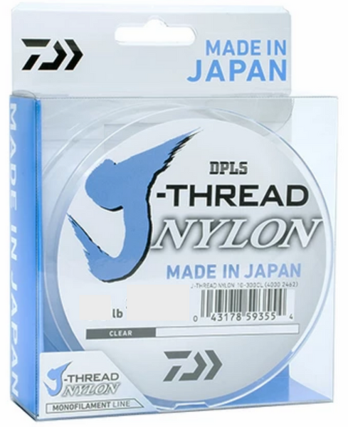 Daiwa J Thread Nylon Fishing Line 300m - 12lb – Mid Coast Fishing Bait ...