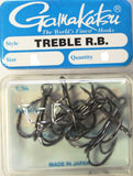 Gamakatsu Treble R.B. Hooks - Size 10, 12 Pieces