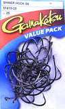 Gamakatsu Shiner Circle Hook Value Pack - Size 2, 25 Pieces