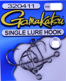 Gamakatsu Single Lure Hook - Size 6, 10 Pieces